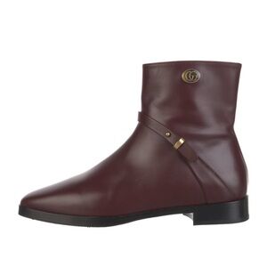 Gucci Leather Ankle Boots